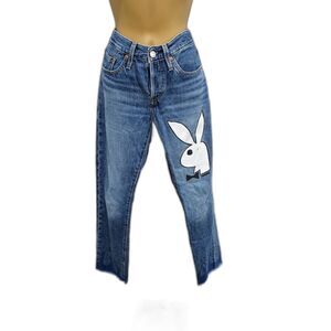 Levi's Blue Straight Leg Jeans